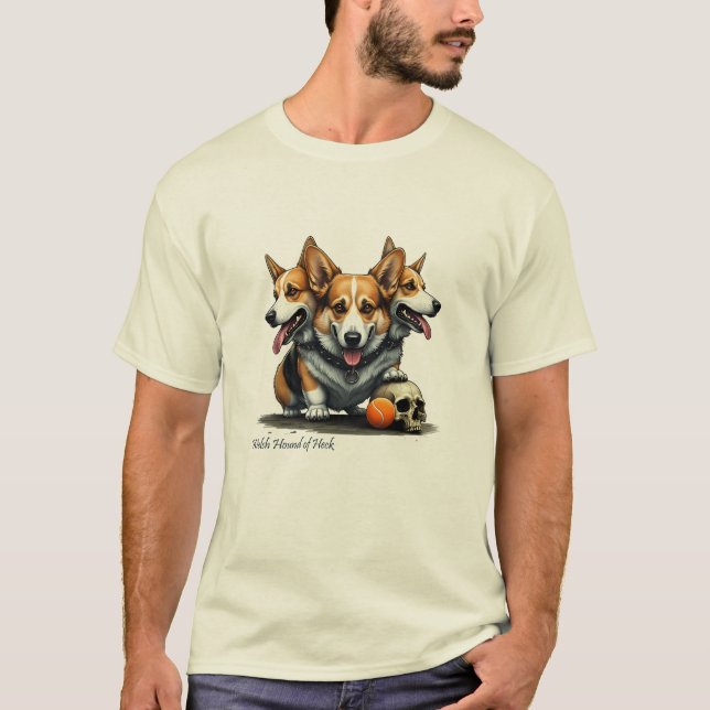 Cachorro Galês do Inferno - Camiseta (Frente)
