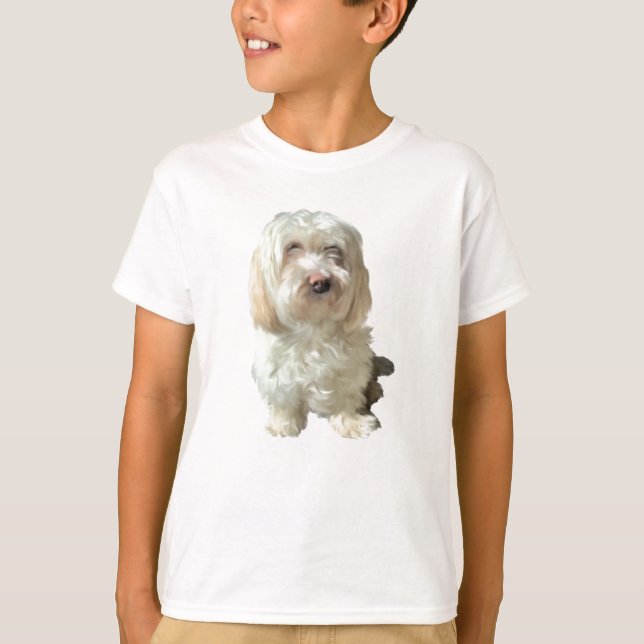 Cachorro Havanês Camiseta (Frente)