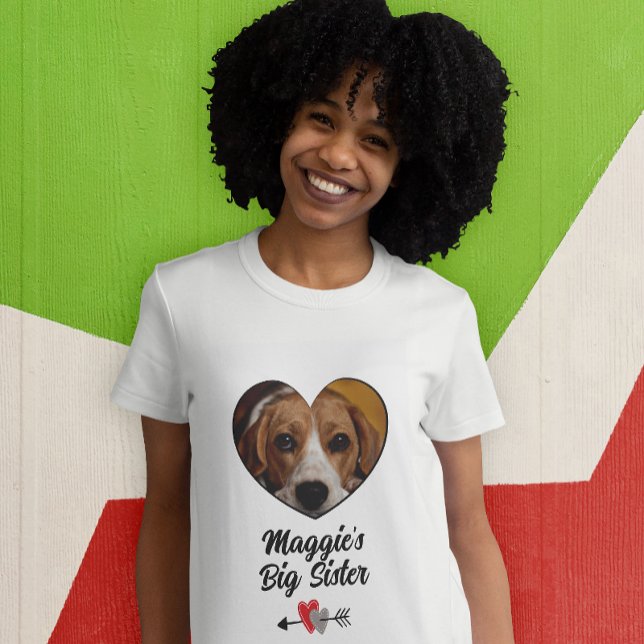 Cachorro-irmã personalizado T-Shirt (Criador carregado)