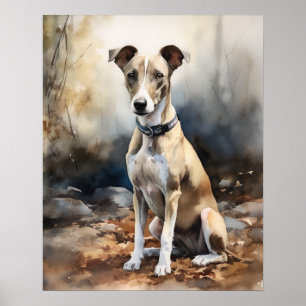 Cachorro italiano Impressão Poster
