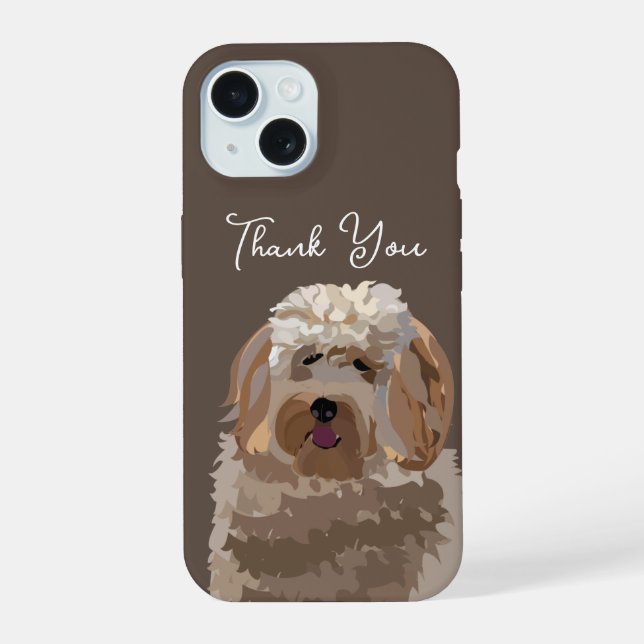 Cachorro Labradoodle Fofo Personalizado (Verso)