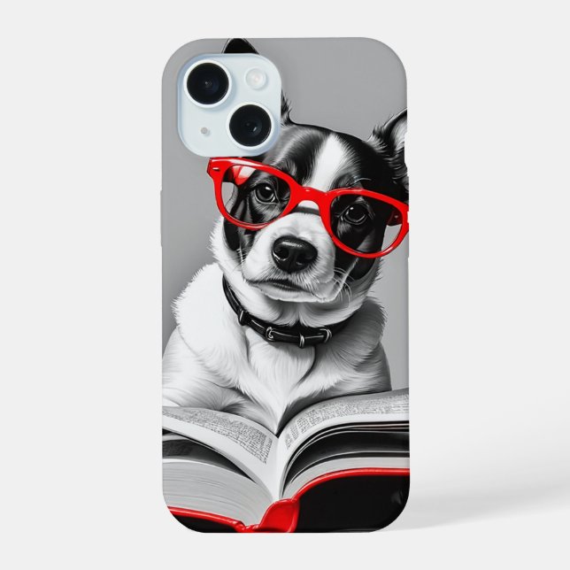 Cachorro Lendo Livro (Verso)