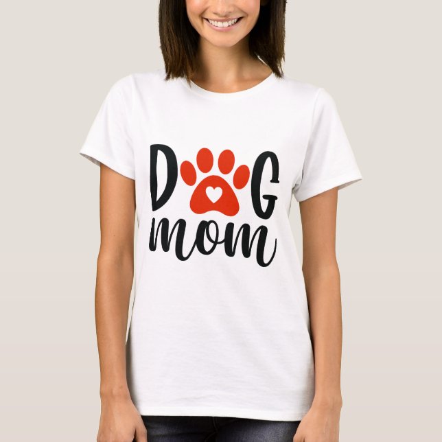 Cachorro Mãe T-Shirt (Frente)