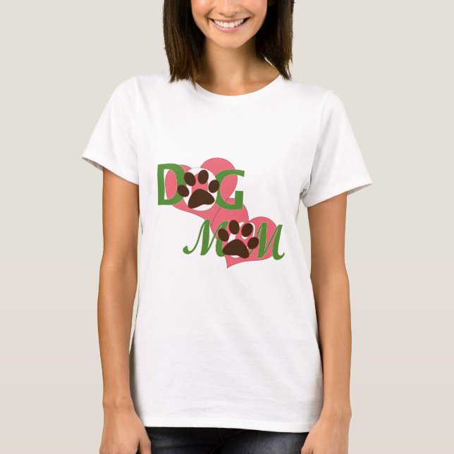 Cachorro Mãe T-Shirt para mães de cão (Frente)