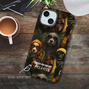 "Cachorro Mais Legal Mãe/Capa de telefone Pai - Ad