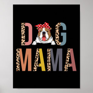 Cachorro Mama Leopard Impressão Cachorro Mãe