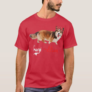 Cachorro Mama Puppy Mãe Corgi T-Shirt