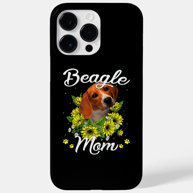 Cachorro Mamãe Mors Day/ Sunflower Beagle Mãe (Verso)