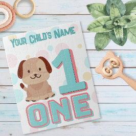 Cachorro Número Um Quebra-cabeça | Personalizado
