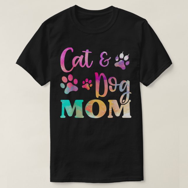 Cachorro Pet Mãe Camisa Para Mulheres, T-Shir No D (Frente do Design)