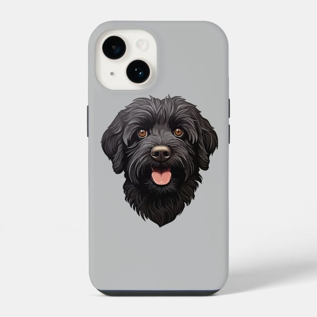 Cachorro Preto Labradoodle (Verso)