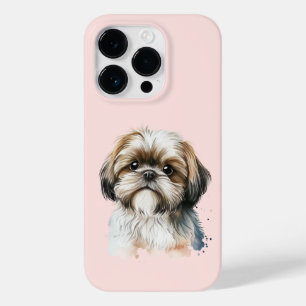 Cachorro Shu Tzu Moderno Bonito Rosa