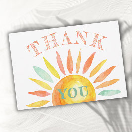 Cachorro Solar Cachorro Aquoso Cartões de agradeci