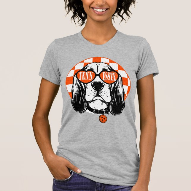 Cachorro Tennessee Hound Laranja Branco Rocky Top  (Frente)