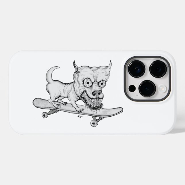 Cachorro Zombie, Meu Cachorro Adorável no skate (Verso (horizontal))