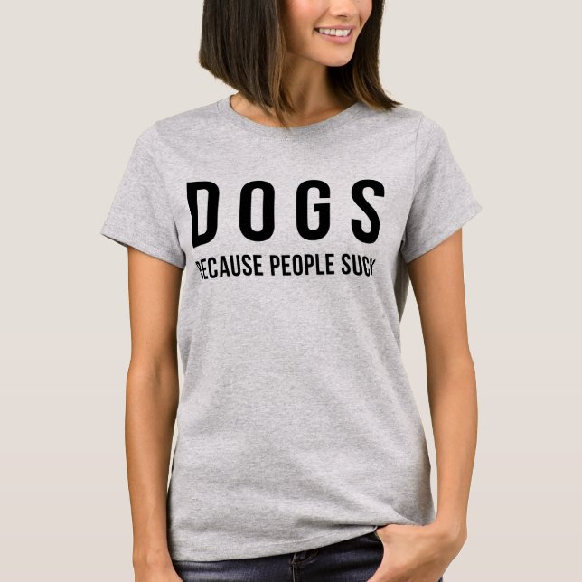 Cachorros De Camisa Tumblr Porque Pessoas Chupam (Frente)