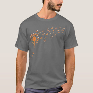 Cachorros Sopram Camisa Soprando Dandelion Corgi N