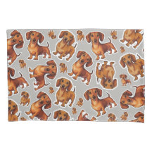 Cachshund Dog pillowcase