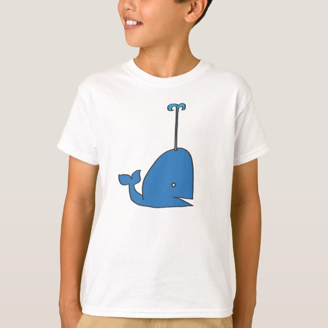 Caçoa a baleia de um t-shirt do conto (Frente)