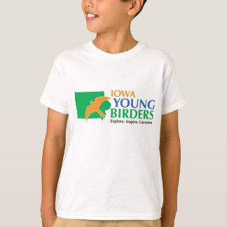 Caçoa o t-shirt com logotipo novo dos Birders de
