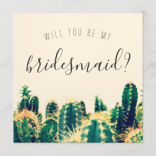 Cacto elegante você será meu cartão da dama de