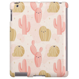 cacto rosa-rosa desenhado à mão