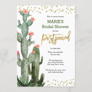 Cactus adiou o convite para lançamento