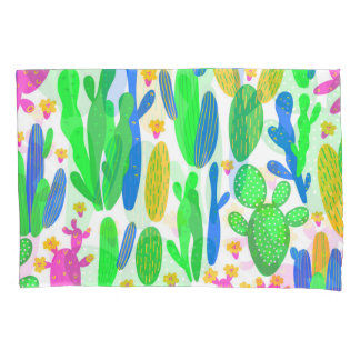 Cactus Floral White Background Vintage