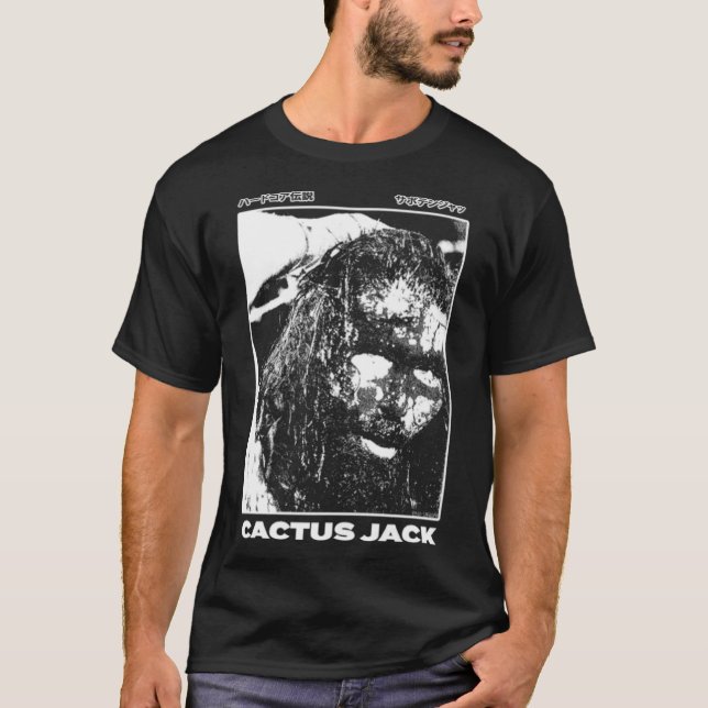 Cactus.Jack W.w.e - T-Shirt Clássico Essencial T-S (Frente)