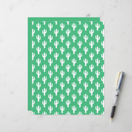 Cactus Pattern Green Desert Saguaro Southwest Dive