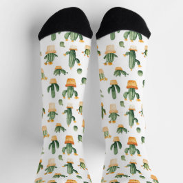 Cactus Potado em Branco