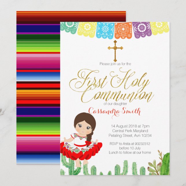 Cactus - Primeiro Sagrado Convite Comunitário (Frente/Verso)