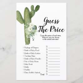 Cactus Taco sobre o amor adivinha o jogo do preço