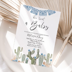 Cactus Taco sobre o Convite para Chá BABY