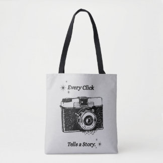 Cada Clique Conta uma História | Tote bag de Fotog
