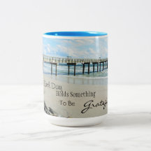 Cada dia tem algo para ser grato por caneca