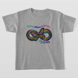 Cada Peça Brilha – Camiseta Borboleta Autismo