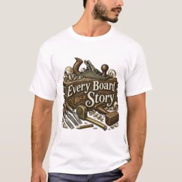 Cada Tábua Tem Uma História Camisa de Marceneiro