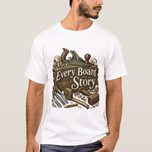Cada Tábua Tem Uma História Camisa de Marceneiro