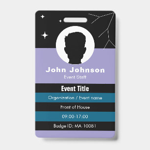 Cadalete de evento em código QR • Crachá digital c