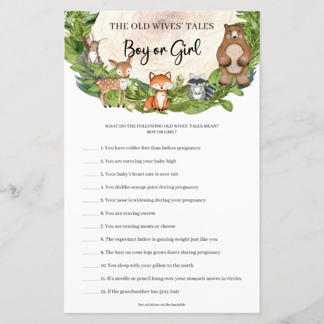 Cadeado de madeira de animais da floresta Guess Bo (Frente)