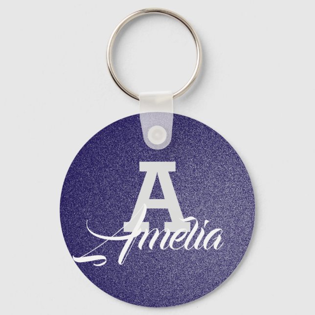 Cadeia de chave de nome personalizado | Chaveiro m (Frente)