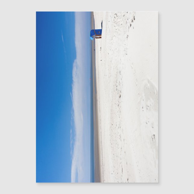 Cadeira de praia no Mar do Norte (Frente)