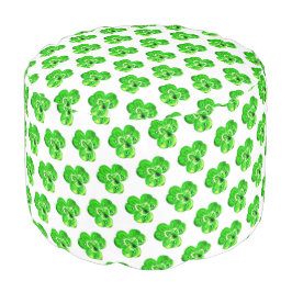 Cadeira Puff Redonda Clover Pouf