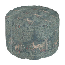 Vintage William Morris Greenery Animais Florestais
