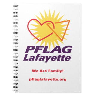 Caderno alinhado Lafayette de PFLAG (8,5" x 11")