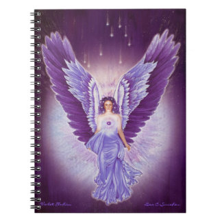 Caderno Amethyst violeta do anjo