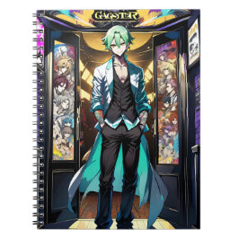 Caderno Anime Mistério no Centro