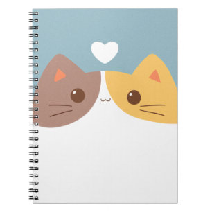 Caderno bonito do gato