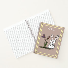 Caderno Bunny & Tulips
